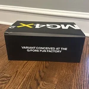 G/FORE | Shoes | Gfore Empty Black White Yellow Mg4x Golf Shoe Box ...